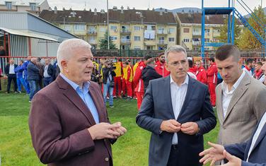Marković prilikom posjete stadionu