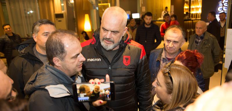 Nimanbegu i albanski premijer Edi Rama