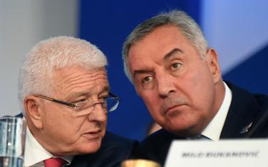 Marković i Đukanović na kongresu DPS-a