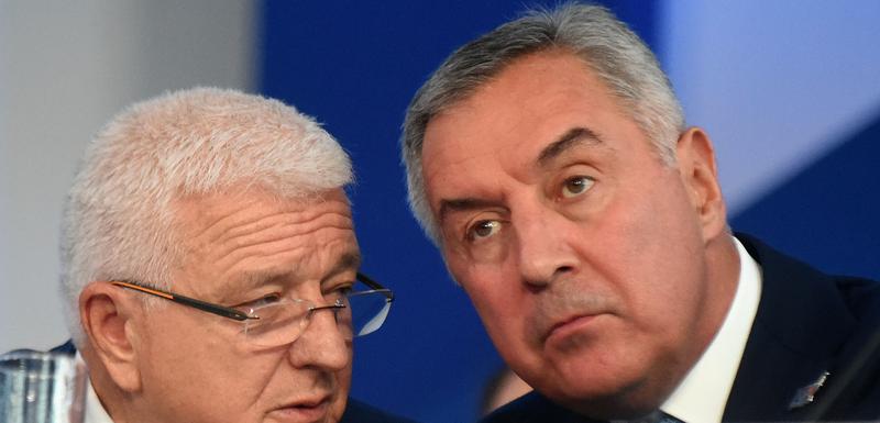 Marković i Đukanović na kongresu DPS-a