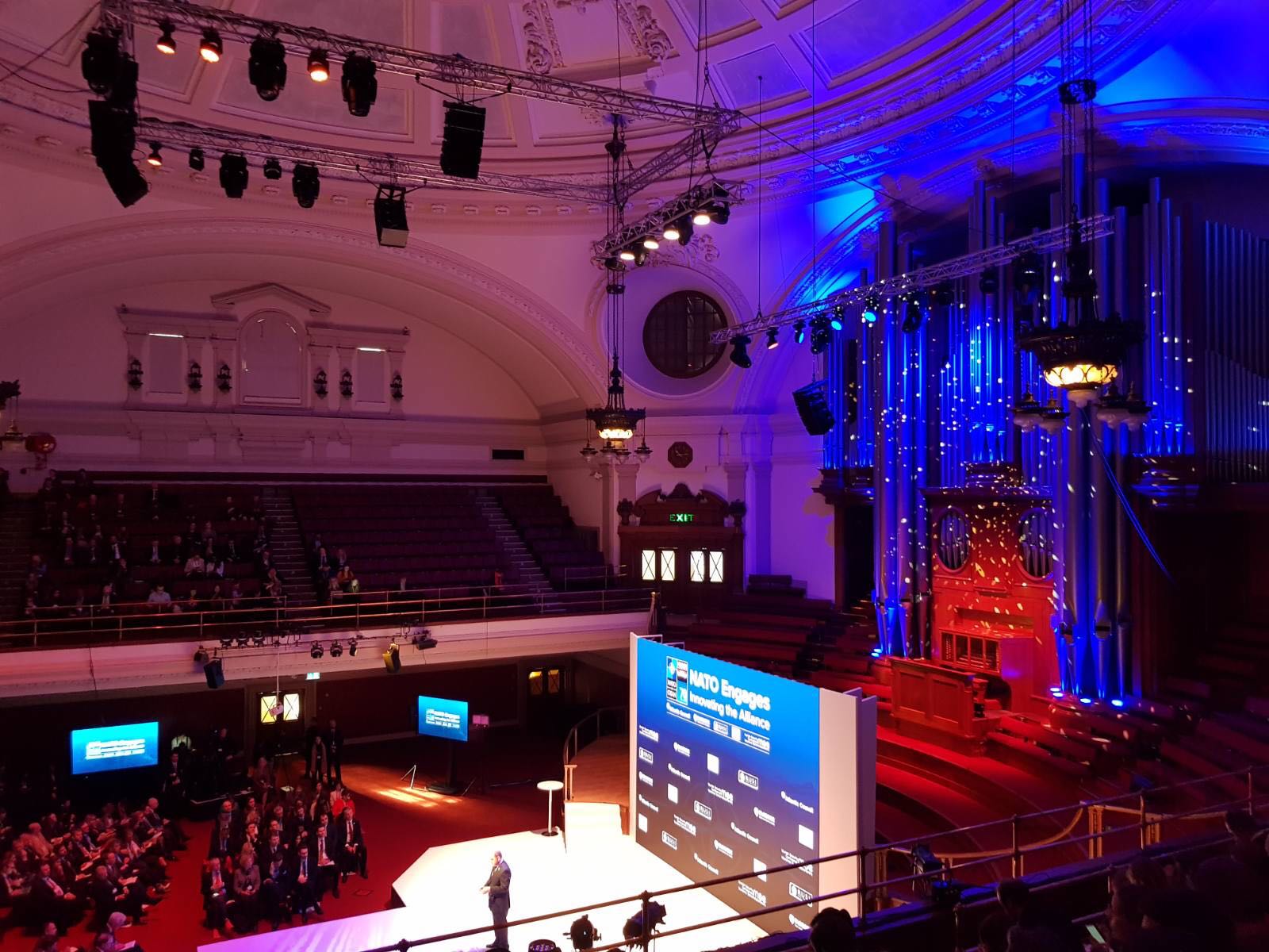 NATO engages, London