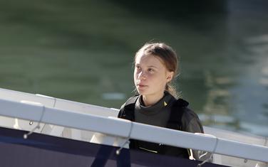 Greta Tunberg po dolasku u Lisabon