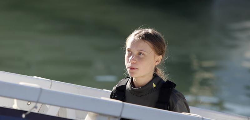 Greta Tunberg po dolasku u Lisabon