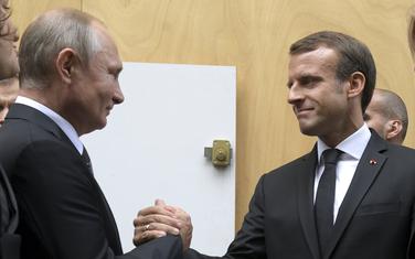 Putin i Makron
