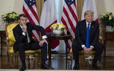 Emanuel Makron i Donald Tramp