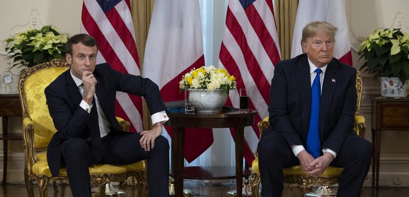 Emanuel Makron i Donald Tramp