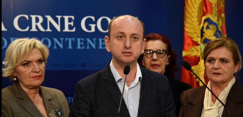 Knežević na konferenciji za novinare