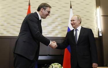 Aleksandar Vučić i Vladimir Putin