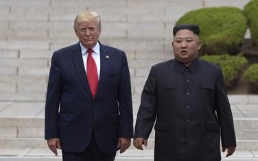 Donald Tramp i Kim Džong Un