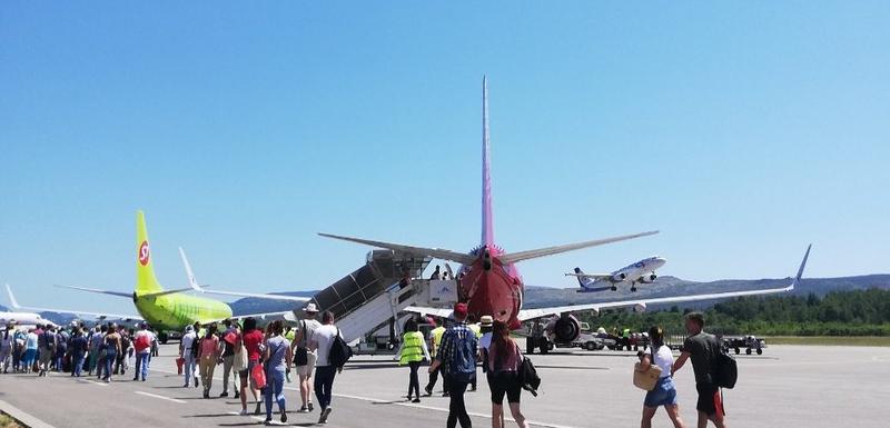 Sa aerodroma u Tivtu (ilustracija)