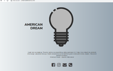 Sajt agencije American Dream