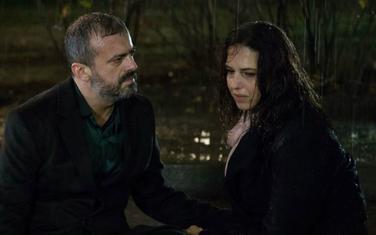 Scena na kiši: Trifunović i Ninković