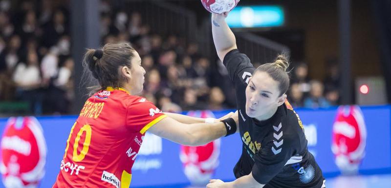 Milena Raičević na meču sa Španijom
