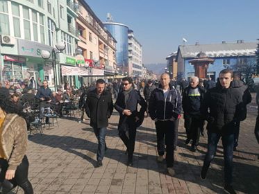 Abazović i rukovodstvo GP URA u Rožajana