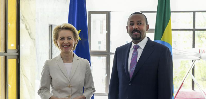Ursula fon der Lajen i Abij Ahmed