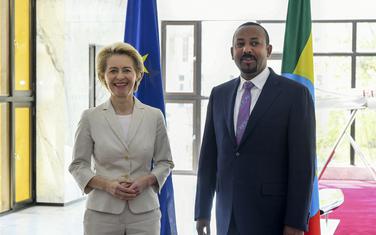 Ursula fon der Lajen i Abij Ahmed
