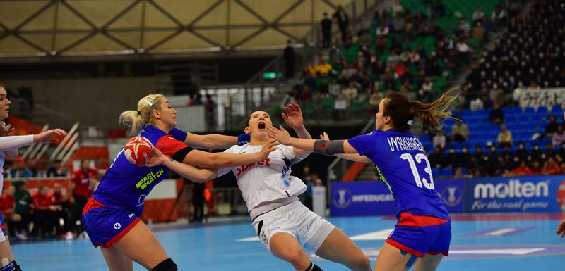 Milena Raičević na utakmici sa Rusijom