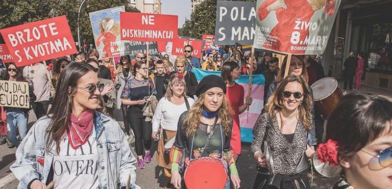 Sa prethodnog osmomartovskog marša u Podgorici