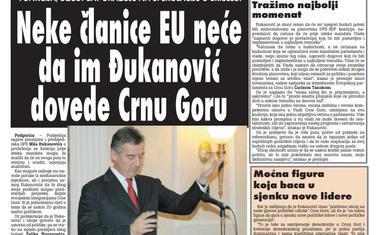 Strana "Vijesti" od 10. decembra 2009.