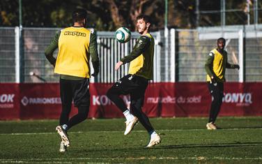 Stevan Jovetić na treningu