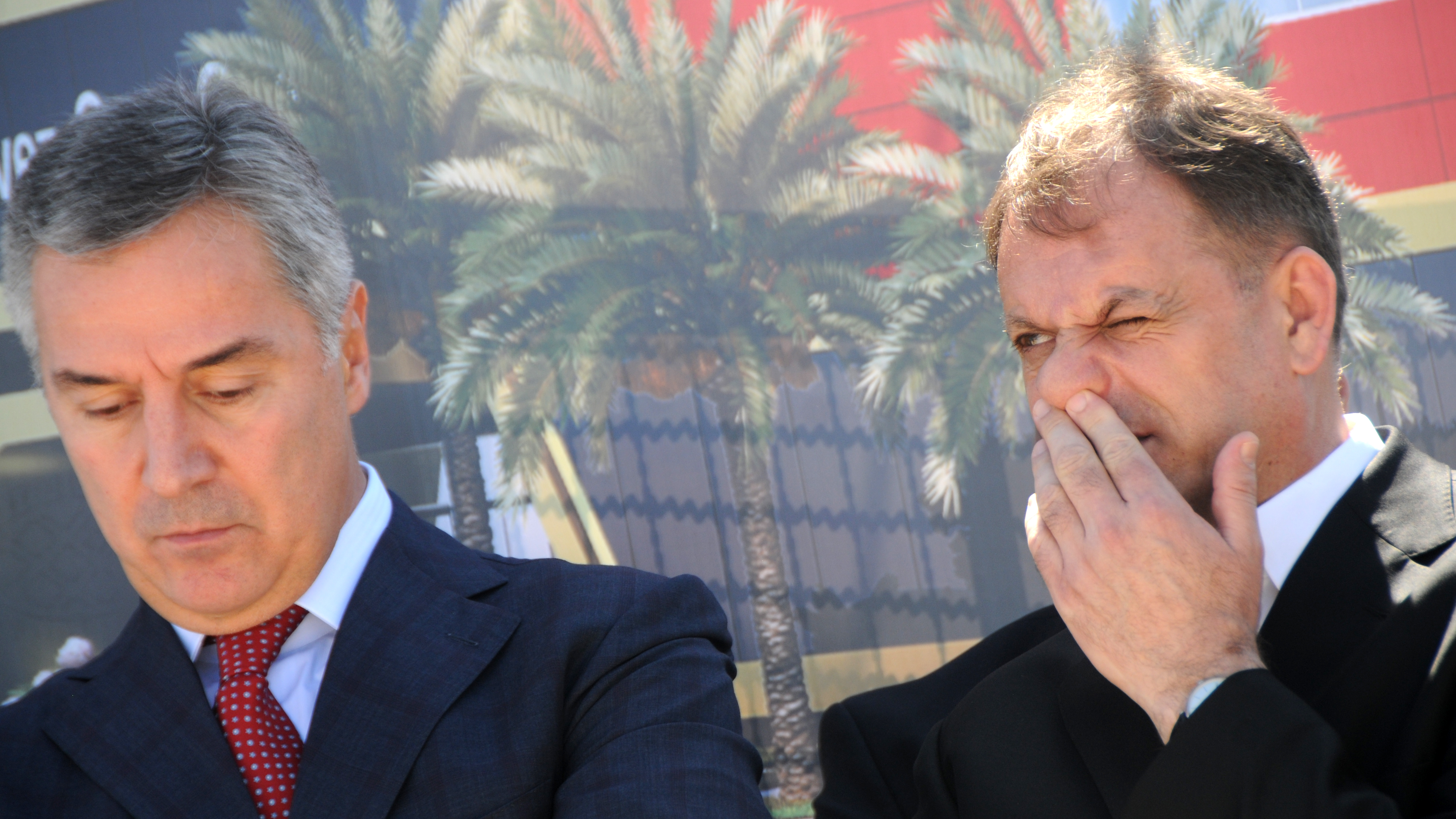 Đukanović i njegov generalni sekretar Stijepović