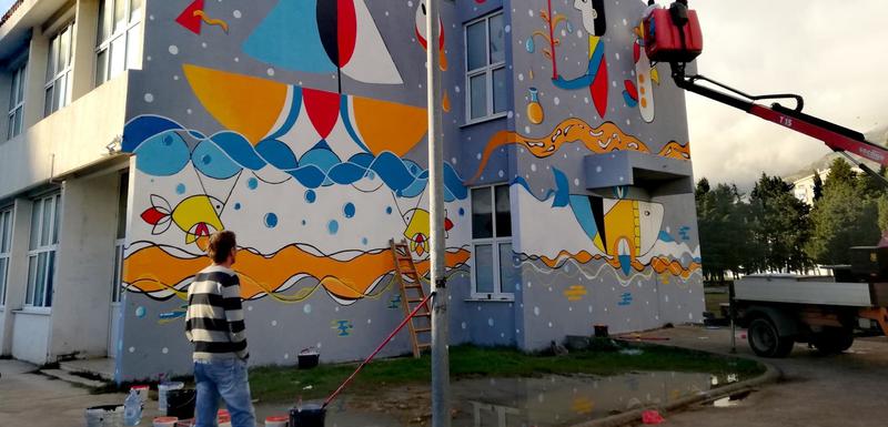 Mural u Baru