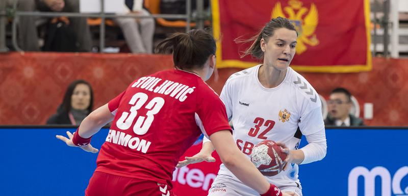 Katarina Bulatović na meču sa Srbijom