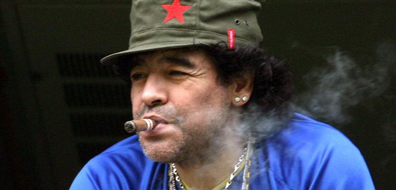 Maradona na Kubi