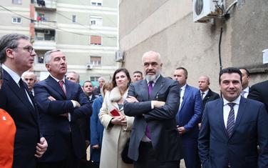 Vučić, Đukanović, Rama i Zaev u Draču