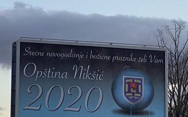 Bilbord Opštine Nikšić