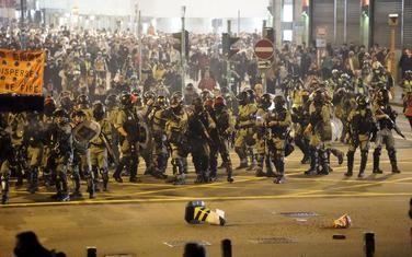 Sukob policije i demonstranata danas u Hongkongu