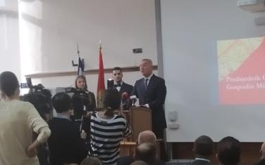 Milo Đukanović na Pravnom fakultetu