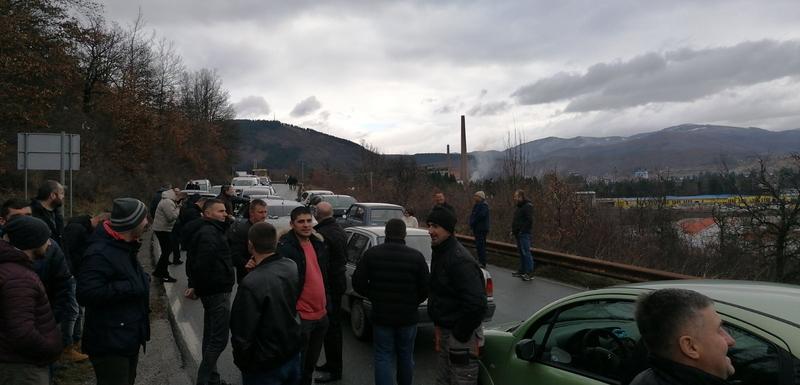 Blokada puta Berane-Bijelo Polje
