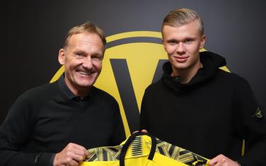 Haland i izvršni direktor Borusije Hans-Joahim Vacke