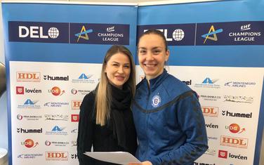 Predsjednica kluba Radmila Miljanić sa Tatjanom Brnović