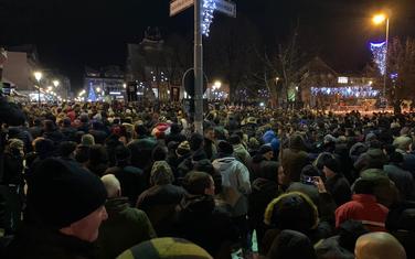 Sa protesta građana u Pljevljima