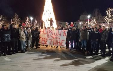 Sa protesta u Nikšiću