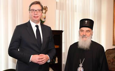 Patrijarh SPC Irinej i predsednik Srbije Aleksandar Vučić