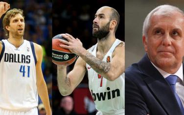 Dirk Novicki, Vasilis Spanulis i Željko Obradović