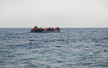 Migranti. ilustracija