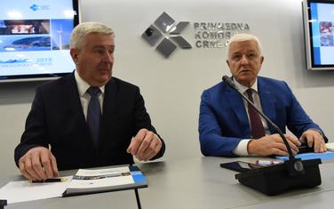 Sa konferencije u Privrednoj komori: Golubović i Marković