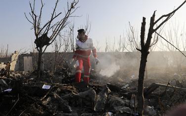 Spasioci na mjestu gdje se srušio ukrajinski avion