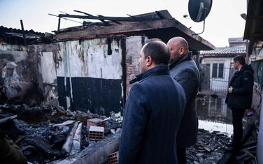 Spasovski na mjestu na kome je došlo do požara