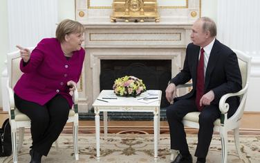 Angela Merkel i Vladimir Putin