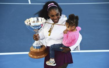 Serena Vilijams sa kćerkicom Aleksis Olimpijom