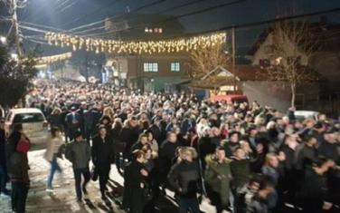 Sa protesta u Gračanici