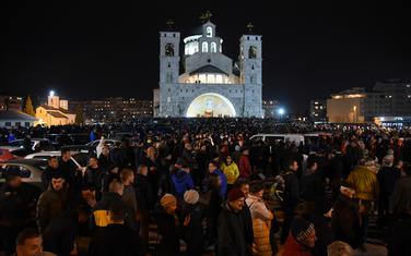 Sa jednog od protesta u Podgorici