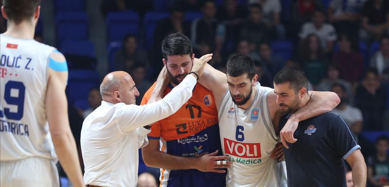 Filip Barović nakon povrede