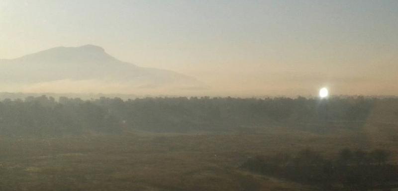 Jutarnje nalaganje guma u naselju Konik, Podgorica