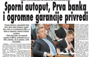 Strana "Vijesti" od 19. januara 2010.